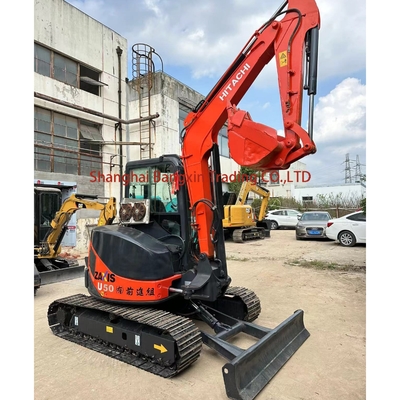 Excavateur d'occasion Hitachi ZX50-3F à capacité de 0,2 seau importé du Japon