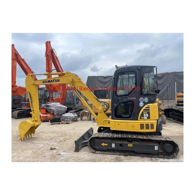 Excavateur Komatsu PC55MR-2 d'occasion à 90% avec expédition gratuite et poids de fonctionnement élevé