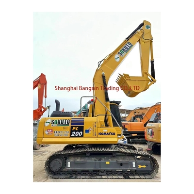 20000 KG Excavateur PC200 Komatsu utilisé avec une capacité de 1 seau en excellent état