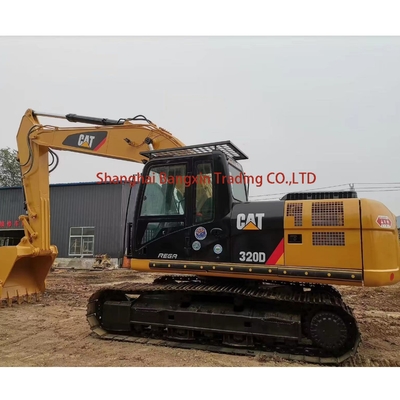 Japon Utilisé 20 Tonnes CAT320D Excavateur Hauteur maximale de creusement 2350mm Après vente 1 an