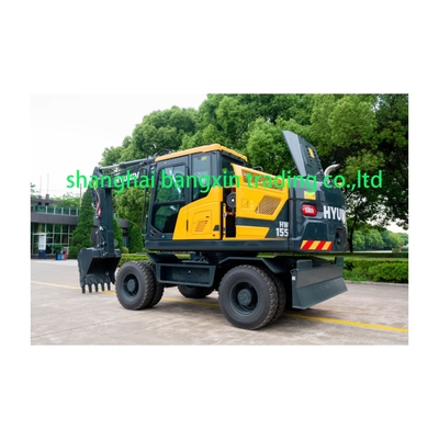 Excavateur Hyundai HW150 d'occasion certifié EPA/CE et idéal pour les projets lourds