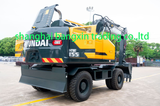 Excavateur Hyundai HW150 d'occasion certifié EPA/CE et idéal pour les projets lourds