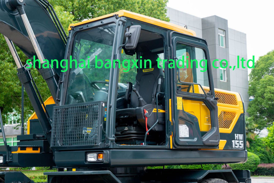 Excavateur Hyundai HW150 d'occasion certifié EPA/CE et idéal pour les projets lourds