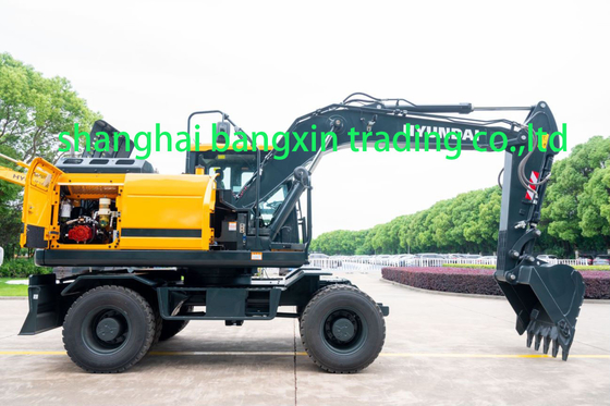 Excavateur Hyundai HW150 d'occasion certifié EPA/CE et idéal pour les projets lourds