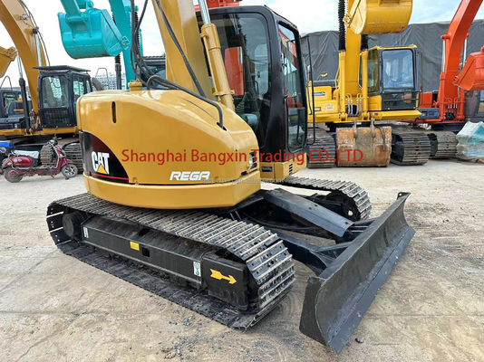 Travail assuré avec une excavatrice CAT 308C à soupape hydraulique d'origine utilisée et 700 heures de travail