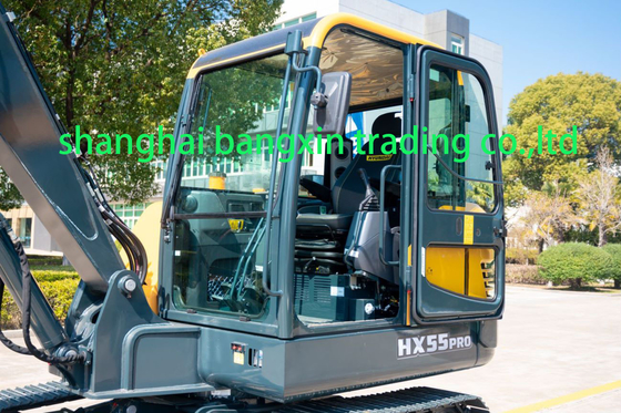 Excavateur Hyundai HX55pro d'occasion avec 500 heures de travail et cylindre hydraulique original