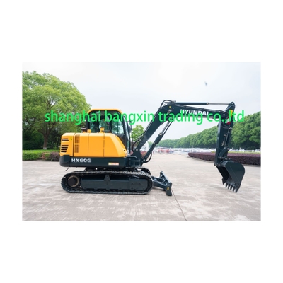 Excavateur mini Hyundai HX60G d'occasion avec certification EPA/CE et toutes les fonctions fonctionnant