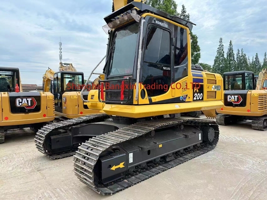 Excavatrice utilisée Komatsu PC200-8 du Japon avec pompe hydraulique d'origine