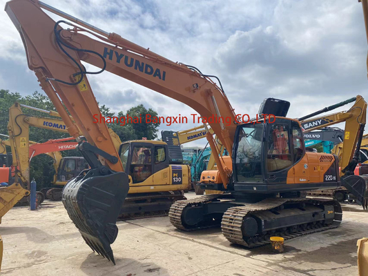 Couleur d'origine Utilisée Excavator Machine Hyundai R220-9S pour le commerce Machines de déplacement de terre