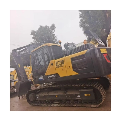 Excavateur Volvo EC210D d'occasion avec une puissance élevée et une stabilité hydraulique mieux garantie