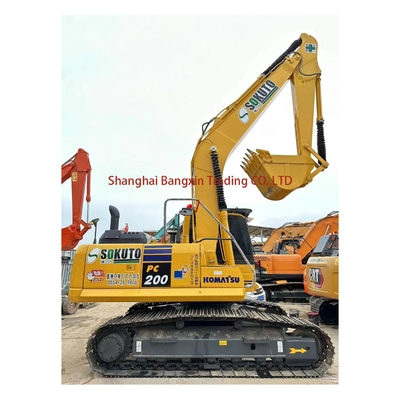 Excavateur Komatsu PC200 d'occasion Puissance élevée et haute stabilité hydraulique