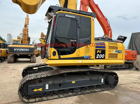 Excavateur Komatsu PC200 d'occasion Puissance élevée et haute stabilité hydraulique