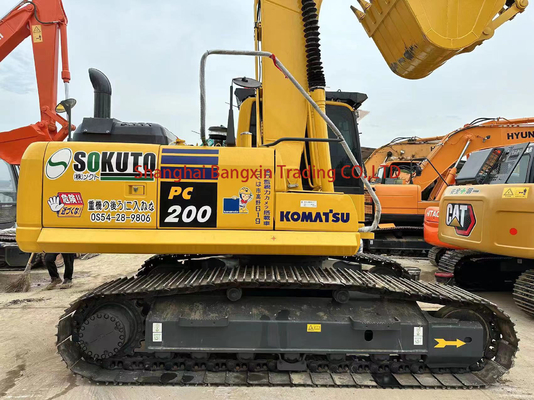 Excavateur Komatsu PC200 d'occasion Puissance élevée et haute stabilité hydraulique