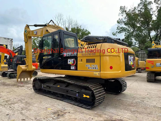Excavateur CAT 320 d'occasion avec une excellente performance de travail et une capacité de seau de 1,0 m3
