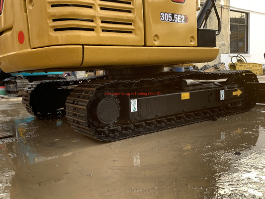 Temps de travail réduit Cat 305.5E2 Mini-excavatrice Toutes les fonctions normales Excellent état