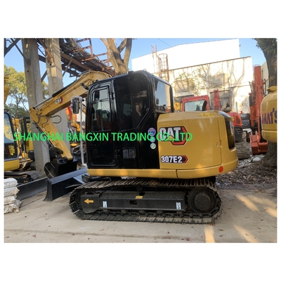 Mini-excavatrice Cat 307E2 avec un poids de 7000 kg à Shanghai