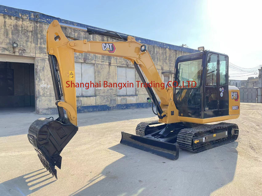 Excavatrice miniature Cat 306E2 d'occasion avec une puissance élevée et une grande stabilité hydraulique