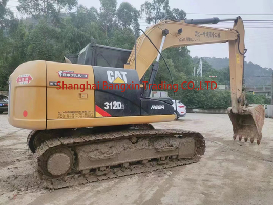 Excavateur Cat 312D2 d'occasion avec une capacité de 0,6 seau et un poids de machine de 12000 kg au Japon