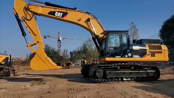 Catégorie 336D Excavateur 33,6TON Poids de fonctionnement pour la construction d'ingénierie d'occasion