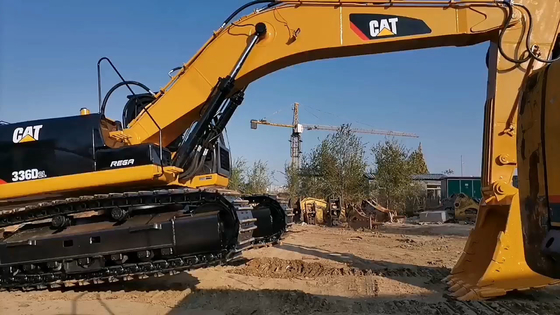 Catégorie 336D Excavateur 33,6TON Poids de fonctionnement pour la construction d'ingénierie d'occasion