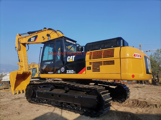 Catégorie 336D Excavateur 33,6TON Poids de fonctionnement pour la construction d'ingénierie d'occasion