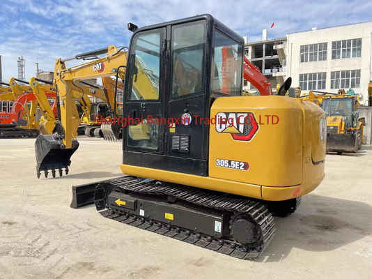 Excavateur japonais Cat 305.5E2 avec 700 heures de travail Toutes les fonctions normales